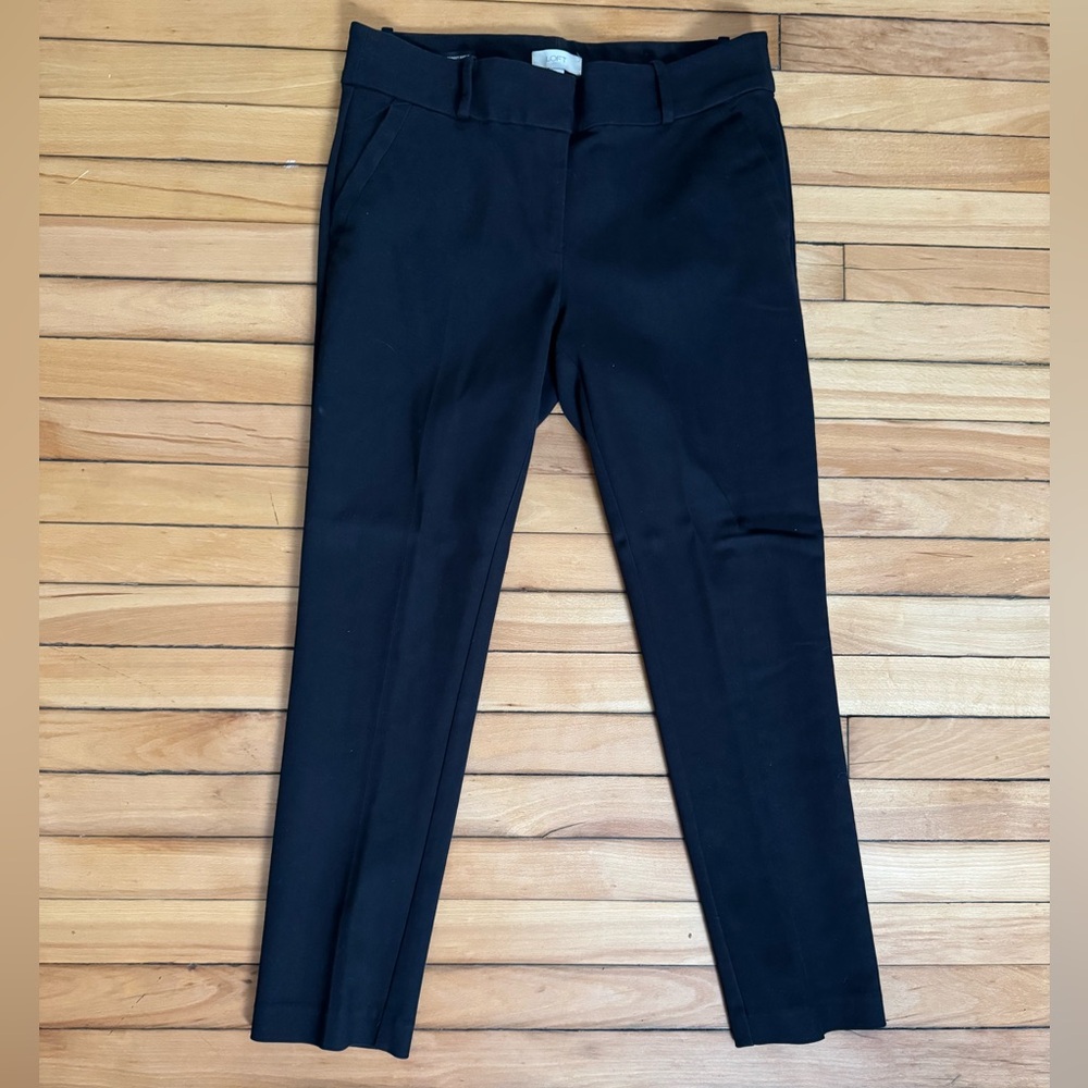 LOFT Modern Skinny Ankle Pants in Black